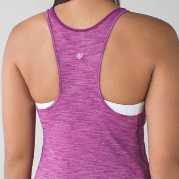 Lululemon What the Sport Singlet Heathered Plum - Picture 2 of 6